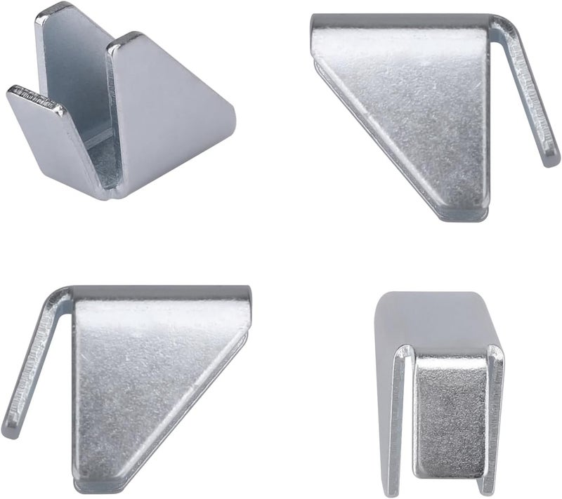 Trdzi Shelf Clips Bracket Replacement for Husky Garage Cabinet, Removable Metal Shelf Support Clips Inside Storage Cabinet, Pack of 4 - Image 1